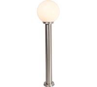 QAZQA Baliza moderna acero inoxidable 100cm ip44