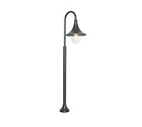 Qazqa Clásico/Antiguo Farol de exterior clásico negro 125 cm IP44 - Daphne Aluminio/Plástico Alargada Adecuado para LED Max. 1 x 15 Watt