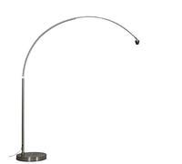 QAZQA Clásico/Antiguo Lámpara de arco moderna acero ajustable sin pantalla Metálica Alargada Adecuado para LED Max. 1 x 60 Watt