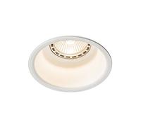 Qazqa Diseño Foco empotrado redondo blanco - DEPT Aluminio Redonda Adecuado para LED Max. 1 x 50 Watt