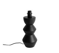 Qazqa Diseño Lámpara de mesa de diseño cerámica negra 16 cm sin pantalla - Alisia Redonda Adecuado para LED Max. 1 x 40 Watt