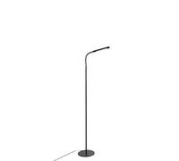 Qazqa Diseño Lámpara pie diseño negra LED y dimmer táctil - PALKA Acero/Plástico Alargada Incluye LED Max. 1 x 6 Watt