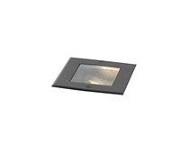Qazqa Foco de suelo moderno negro IP65 - Oneon Plástico Cuadrada Adecuado para LED Max. 1 x 50 Watt