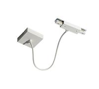 QAZQA Fuente de alimentación con placa de montaje cuadrada para raíl monofásico blanco - Iconic Acero/Plástico/Metálica Cuadrada Adecuado para LED Max. x Watt