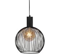 QAZQA Lámpara colgante acero negro