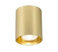 Qazqa Moderno Foco smart dorado bombilla-WiFi GU10 - TUBO Aluminio Redonda Adecuado para LED Max. 1 x 5 Watt
