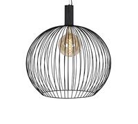 Qazqa Moderno Lámpara colgante diseño negra 70cm - WIRE Dos Acero Alargada Adecuado para LED Max. 1 x 40 Watt