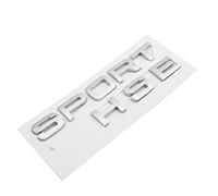 QAZWSXD swaiwai Coche 3D Deporte HSE Pegatinas de Letras y calcomanías Ajuste for Land Rover Range Rover Evoque Sport Car Tronco Tronco Body Emblem Badge Pegatinas (Color Name : Silver)