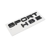 QAZWSXD swaiwai Coche 3D Deporte HSE Pegatinas de Letras y calcomanías Ajuste for Land Rover Range Rover Evoque Sport Car Tronco Tronco Body Emblem Badge Pegatinas (Color Name : Gloss Black)