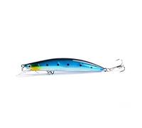 QAZWSXED LESANGBAIHUODIAN 11,5 cm 13 g 1 pieza señuelos de pesca de pececillo 3D ojos cebo Crankbait Wobblers Tackle Isca Poper Japón (Color: NO1)