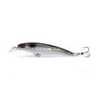 QAZWSXED LESANGBAIHUODIAN 7g/9cm Láser Minnow Hard Lure Swimbait Fishing Lure Fishing Wobbler Carp Trucha Hard Fly Fishing for Pike Carp Fishing (Color : NO5)