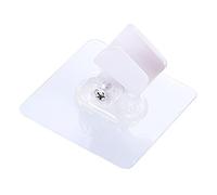 QAZWSXED LESANGBAIHUODIAN - Soporte de cabezal de ducha autoadhesivo, ajustable, sin taladrar, cromado sin perforación, apto para soporte de pared de baño (color blanco)