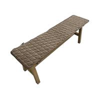 QAZWZG Cojín de Banco Largo y sólido Grueso, cojín Caoba for, Asiento Tarjeta sofá Madera for Invierno para JardíN(Brown,35x150cm)