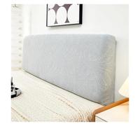 QAZWZG Funda for cabecero de Cama con diseño Hojas Jacquard, Suave y elástica, Funda Protectora for el Dormitorio, Todo Incluido para Cama(Color 2,L180cm H50-60cm)