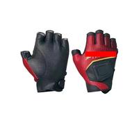 QAZWZG Guantes de Pesca for Hombres y Mujeres, Rock Lure Cuero PU Tres Dedos Ligeros Antideslizantes para Pesca(24 Five-Finger Red,L)