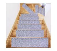 QAZWZG Juego de 5/10 Alfombrillas Autoadhesivas for escaleras, Antideslizantes y con absorción Agua for Interiores para Escaleras(Color 24,76x20cm 10piece)