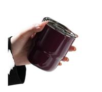 QAZWZG Vaso de vacío acero inoxidable 304, taza viaje portátil for bebidas frías y calientes - 255 ml, café para Café(GlossyTwilightPurple)