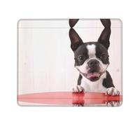 QAZWZML Alfombrilla de mouse de escritorio con estampado de perro lindo para juegos de escritorio adecuada para oficina y juegos, 8.3 x 10.3 pulgadas