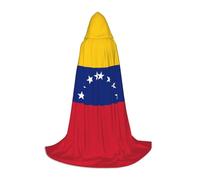 QAZWZML Bandera de Venezuela - Capa mediana estampada para adolescentes, actuaciones escénicas y cosplay diario al por mayor