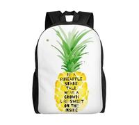 QAZWZML Be a Pineapple Prints - Mochilas grandes para laptop para hombre y mujer con compartimentos, mochilas de viaje impermeables, bolsas Oxford duraderas