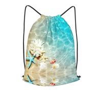 QAZWZML Beach Shanghai Star - Mochila con cordón y cordón, bolsa de almacenamiento portátil, adecuada para fútbol, fitness, yoga.