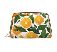 QAZWZML Bolsa de almacenamiento de cosméticos con estampado cítrico español, ideal para viajes de negocios y artículos esenciales de vacaciones