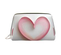 QAZWZML Bolsa de almacenamiento de cosméticos con estampado de amor rosa de fantasía, ideal para viajes de negocios y artículos esenciales de vacaciones