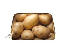QAZWZML Bolsa de almacenamiento de cosméticos con estampado de patatas, ideal para viajes de negocios y artículos esenciales de vacaciones