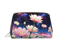 QAZWZML Bolsa de almacenamiento de cosméticos con estampado espacial de fantasía, ideal para viajes de negocios y artículos esenciales de vacaciones