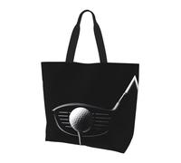 QAZWZML Bolsa de hombro con patrón de mármol verde y dorado, organizador de compras, adecuado para viajes, gimnasio y viajes., Golf Fitness, Talla única