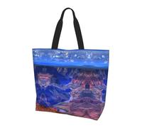 QAZWZML Bolsa de hombro con patrón de vaca, bolsa organizadora para viajes, viajes de negocios y viajes a la playa, Beauty Grand Canyon, Talla única