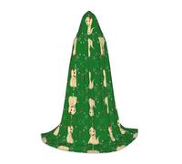 QAZWZML Capas medianas impresas de dibujos animados de perro sobre hierba, actuaciones en escenario, actuaciones de teatro, cosplay juvenil con capucha