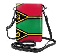 QAZWZML Cartera pequeña cruzada para teléfono con diseño de bandera de Vanuatu, perfecta para ir de compras, viajes y uso diario.