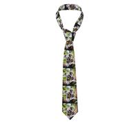 QAZWZML Corbata estampada Happy Cute koala para hombre, adecuada para banquetes de negocios, bodas, ocasiones de oficina, longitud de 1,5 m