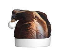 QAZWZML Cougar - Gorro de Navidad para adultos, adecuado para fiestas de Año Nuevo y reuniones familiares de vacaciones