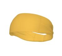 QAZWZML Diadema con estampado amarillo regaliz que absorbe el sudor y correa neutra transpirable, adecuada para gimnasio y actividades al aire libre
