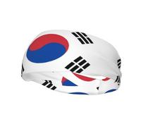 QAZWZML Diadema con estampado de bandera de la República de Corea, absorbe el sudor y correa neutra transpirable, adecuada para gimnasio y actividades al aire libre