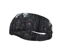 QAZWZML Diadema con estampado de Bat Castle que absorbe el sudor y es transpirable, adecuada para gimnasio y actividades al aire libre