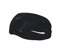 QAZWZML Diadema con estampado de serpiente de piedra negra, absorbe el sudor y correa neutra transpirable, adecuada para gimnasio y actividades al aire libre
