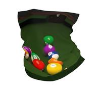 QAZWZML Diadema deportiva multifuncional con estampado de billar, máscara facial cálida adecuada para esquí y deportes al aire libre