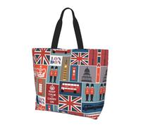 QAZWZML Fire Nude Woman Bolso de hombro con patrón de llama, bolsa organizadora para viajes, viajes de negocios y viajes a la playa, Símbolos de Inglaterra, Talla única