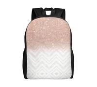 QAZWZML Glittery Pretty Pattern imprime mochilas grandes para laptop para hombre y mujer con compartimentos, mochilas de viaje impermeables, bolsas Oxford duraderas