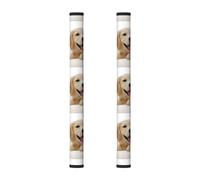 QAZWZML Golden Retriever Puppies - Guantes estampados para manija de puerta (juego de 2 piezas), protectores de manija de puerta de refrigerador, para microondas y hornos