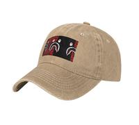 QAZWZML Gorra de béisbol con estampado de tiburón negro, rojo y negro, gorra de béisbol de mezclilla lavada, adecuada para viajes, senderismo y fitness, natural, Talla única