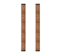 QAZWZML Juego de 2 guantes de mimbre con patrón de rejilla para manijas de puerta de refrigerador (juego de 2 piezas), protectores de manija de puerta de refrigerador, para microondas y hornos.