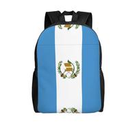 QAZWZML La bandera de Guatemala imprime mochilas grandes para laptop para hombres y mujeres con compartimentos, mochilas de viaje impermeables, bolsas Oxford duraderas