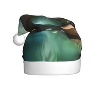 QAZWZML Little Bridge in the East - Sombreros de Navidad para adultos, adecuados para Nochevieja, fiestas de vacaciones o Nochebuena