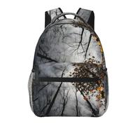 QAZWZML Mochila para portátil Sky Through The Tree, mochila ligera para viajes, senderismo, negocios, camping y gimnasio