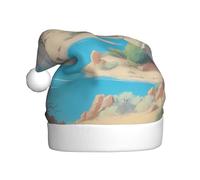 QAZWZML Oasis in the Desert - Gorro de Navidad para adultos, adecuado para fiestas de Año Nuevo y reuniones familiares de vacaciones