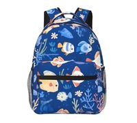 QAZWZML School of fish - Mochila ligera para laptop, para viajes, senderismo, negocios, camping y gimnasio